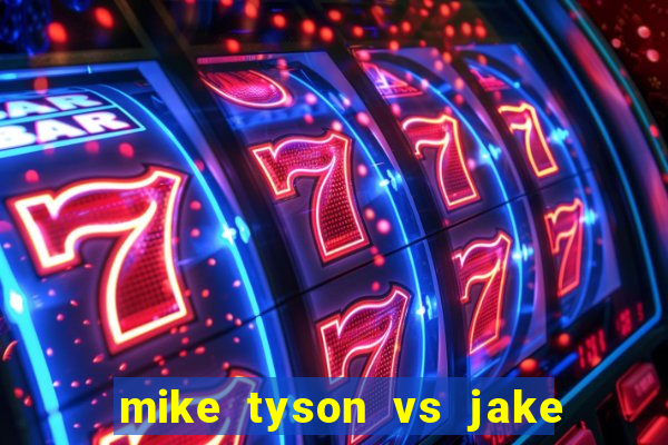 mike tyson vs jake paul assistir online